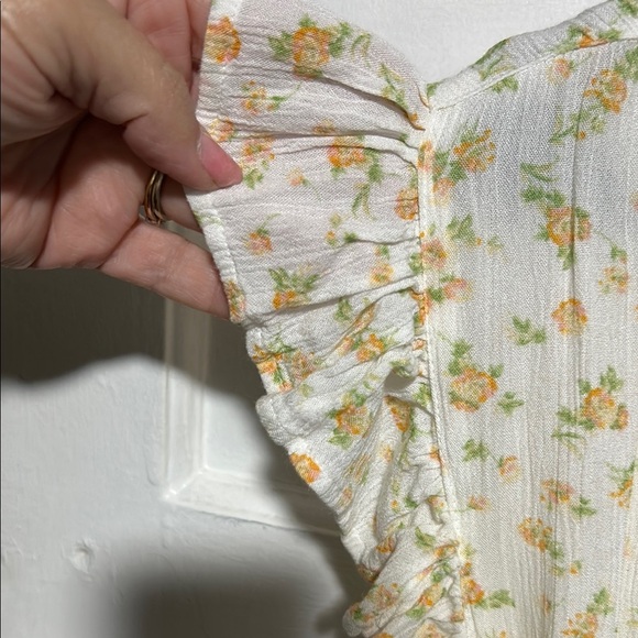 Billabong Floral Dress with Tie Waist - Picture 3 of 7